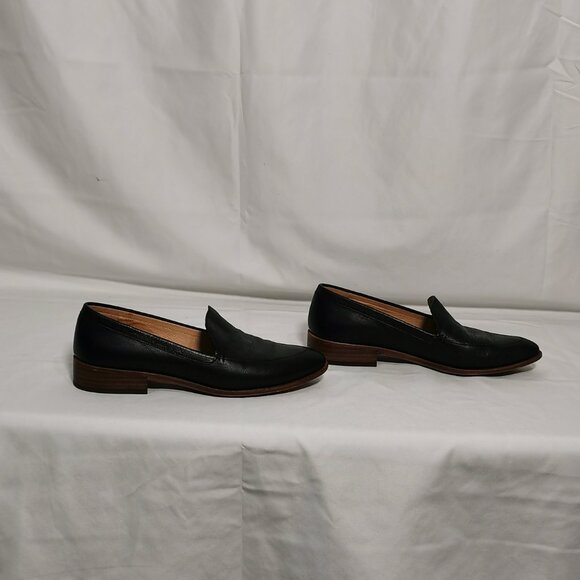 Black Madewell Frances Leather Loafers Size 7 1/2 EUC #31 - Picture 4 of 8
